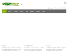 Tablet Screenshot of greenshift.com